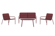 Venture Home Fourni Sofa Set - Burgundy