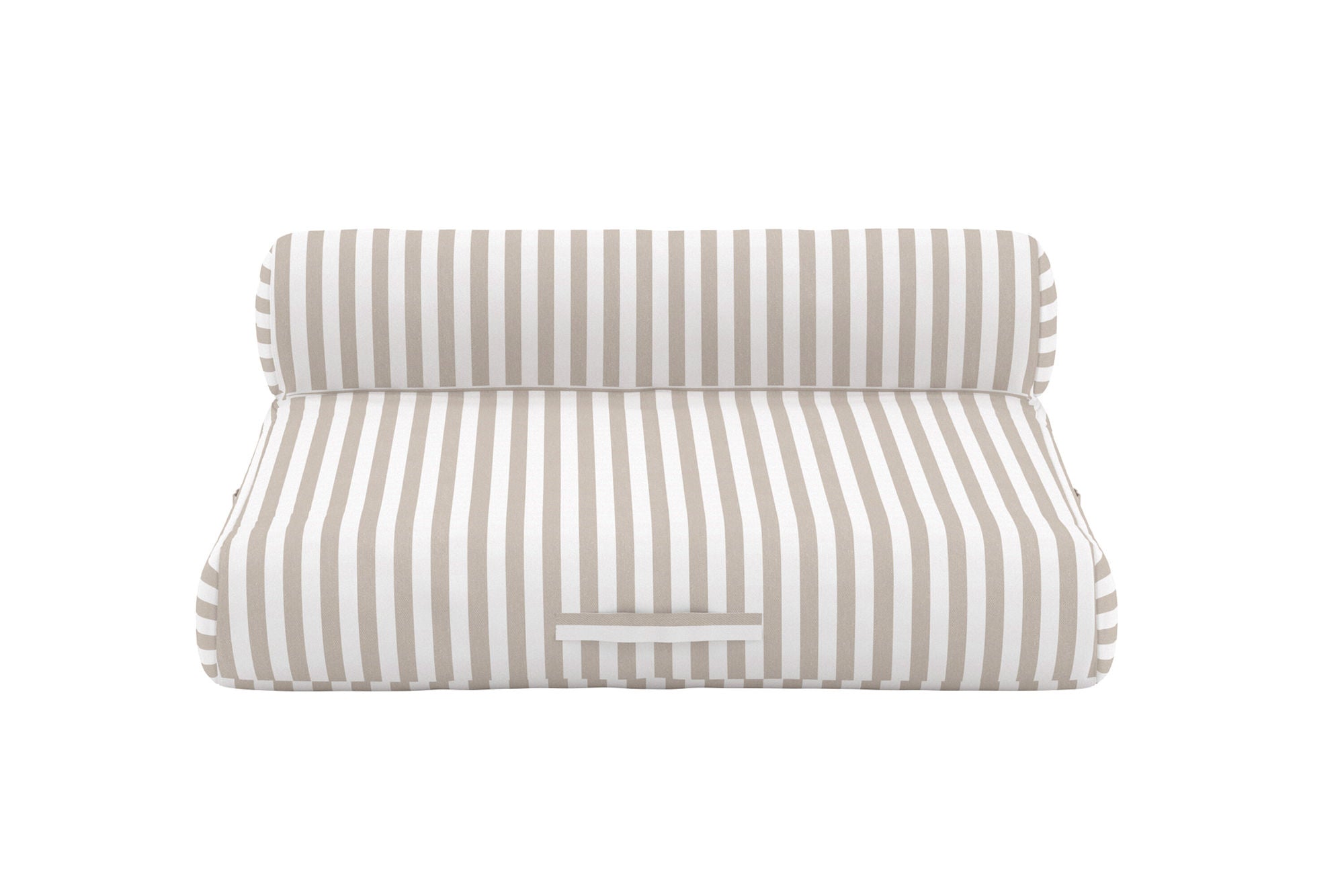 Venture Home Redang Inflabord Lounger 188x135x22+D29 cm - White / Beige Striped