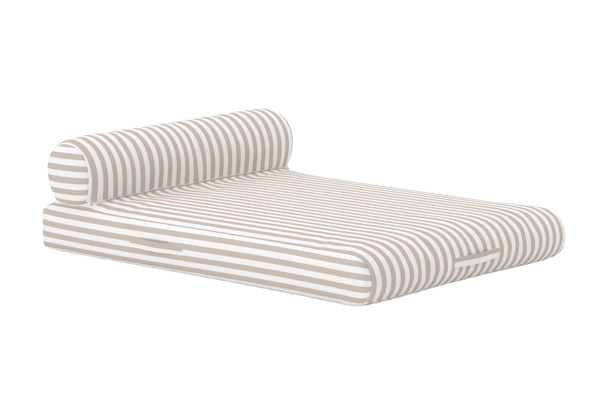 Venture Home Redang Inflabord Lounger 188x135x22+D29 cm - White / Beige Striped