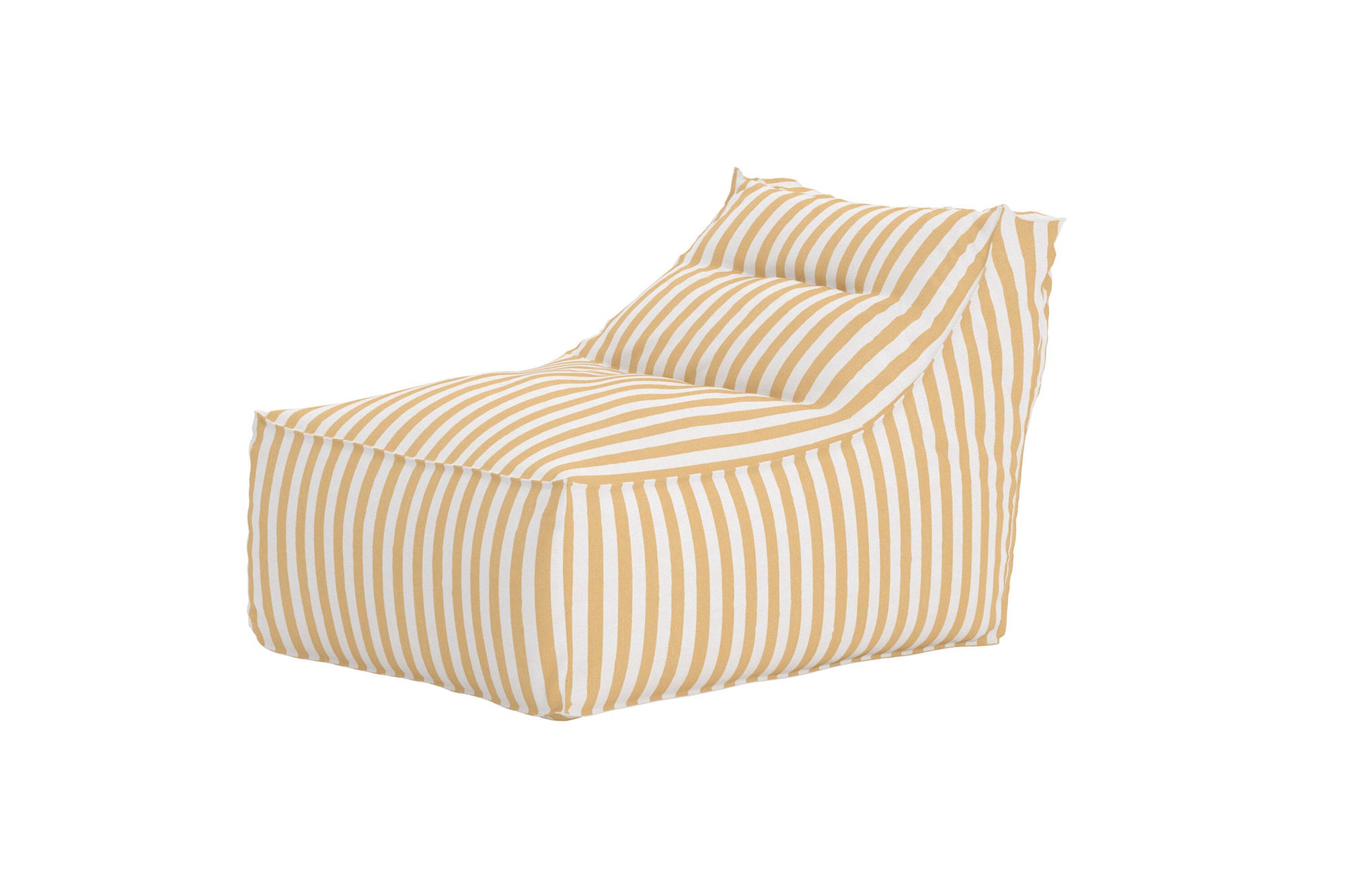 Venture Home Redang Relaxbag Fabric - White/ Yellow Striped / 118*94*83