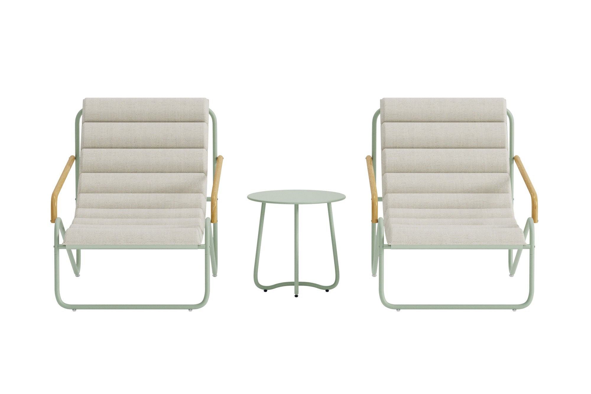 Venture Home Ithaka Lounge Set - Sage Green / Beige