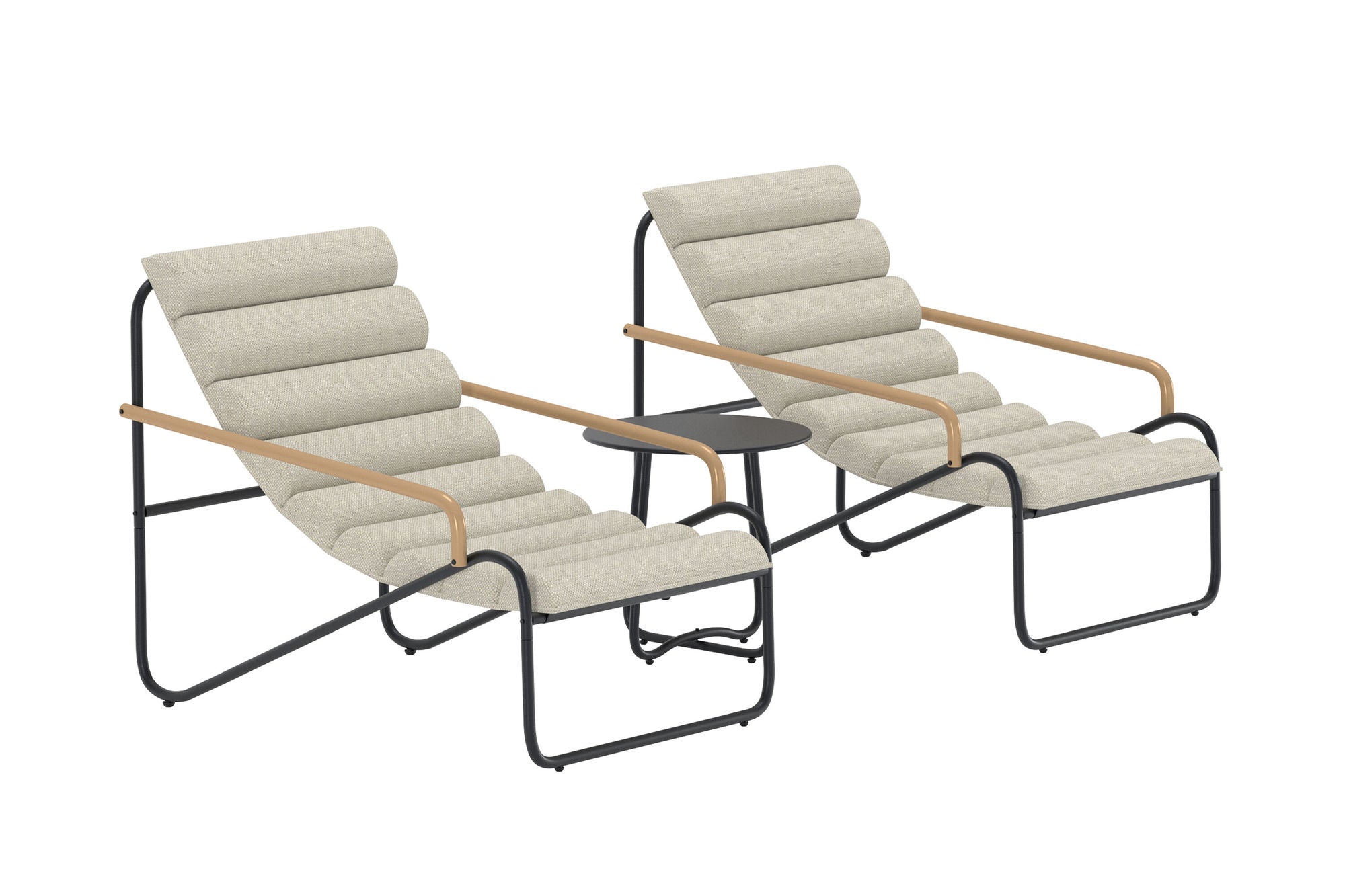 Venture Home Ithaka Lounge Set - Antracit / Beige
