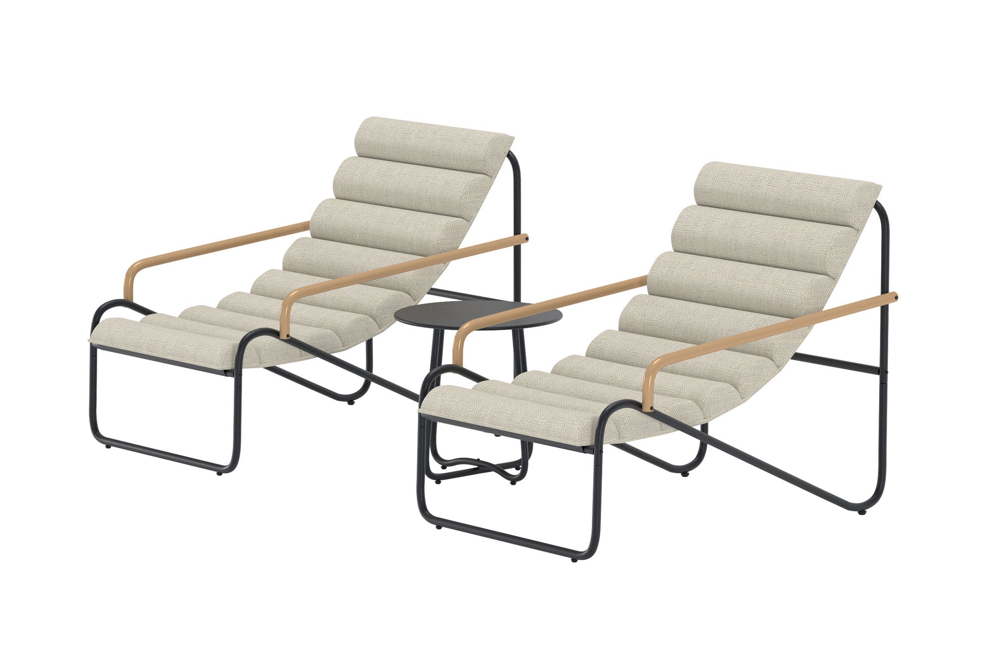 Venture Home Ithaka Lounge Set - Antracit / Beige