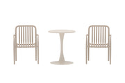 Venture Home Limnos Cafe Set ø60x70 cm - Beige / Beige