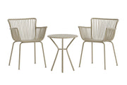 Venture Home Sifnos Cafe Set - Beige / Beige