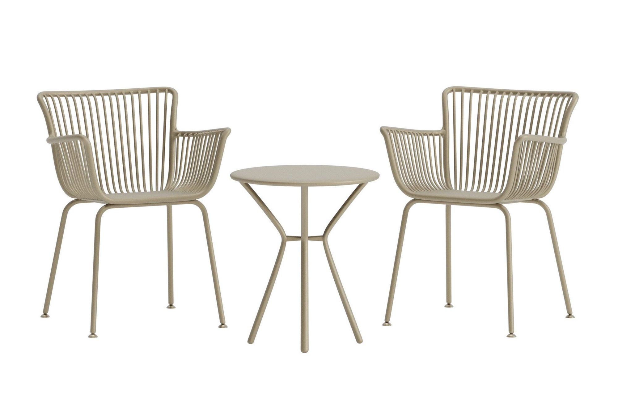 Venture Home Sifnos Cafe Set - Beige / Beige