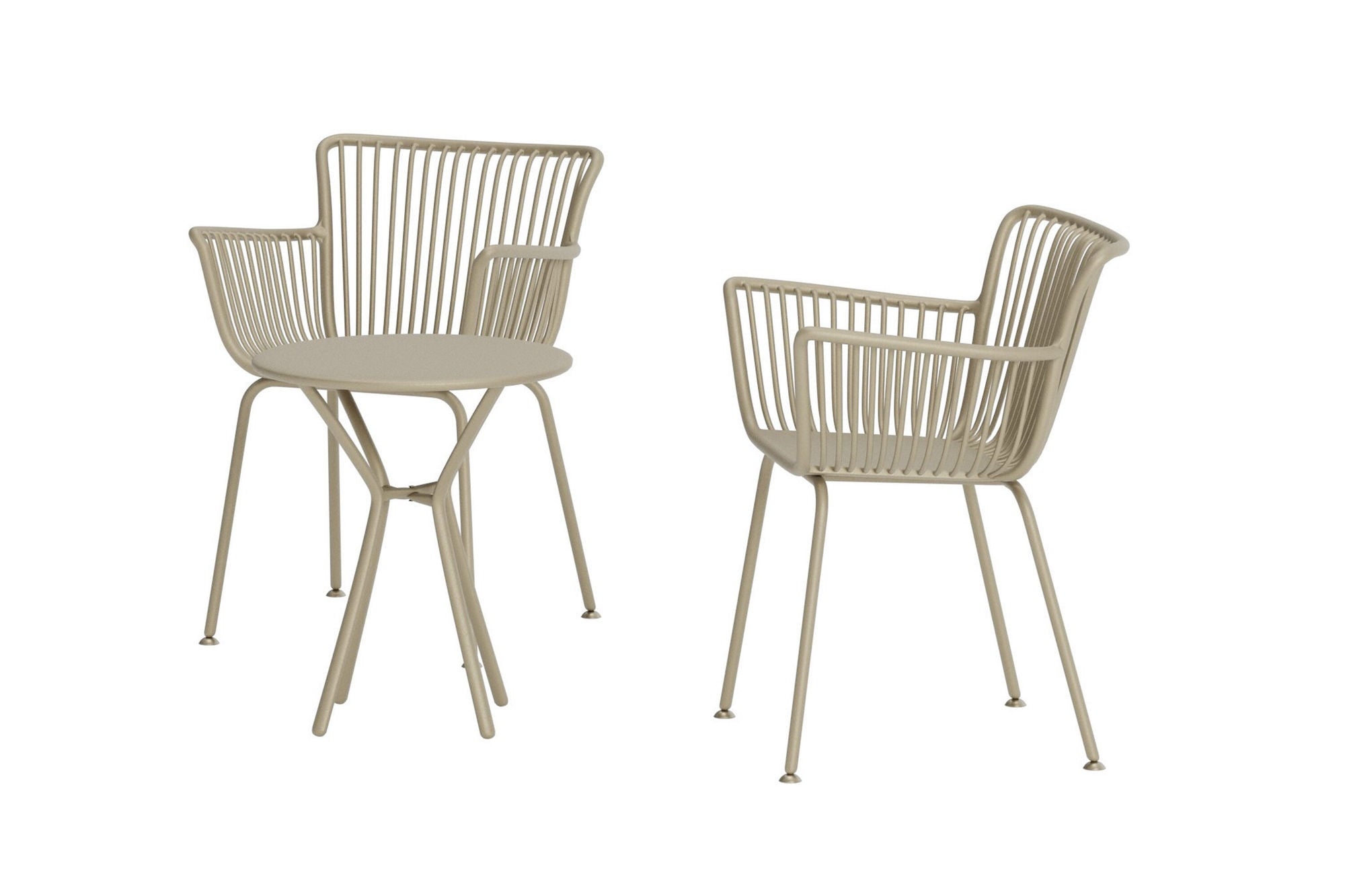 Venture Home Sifnos Cafe Set - Beige / Beige