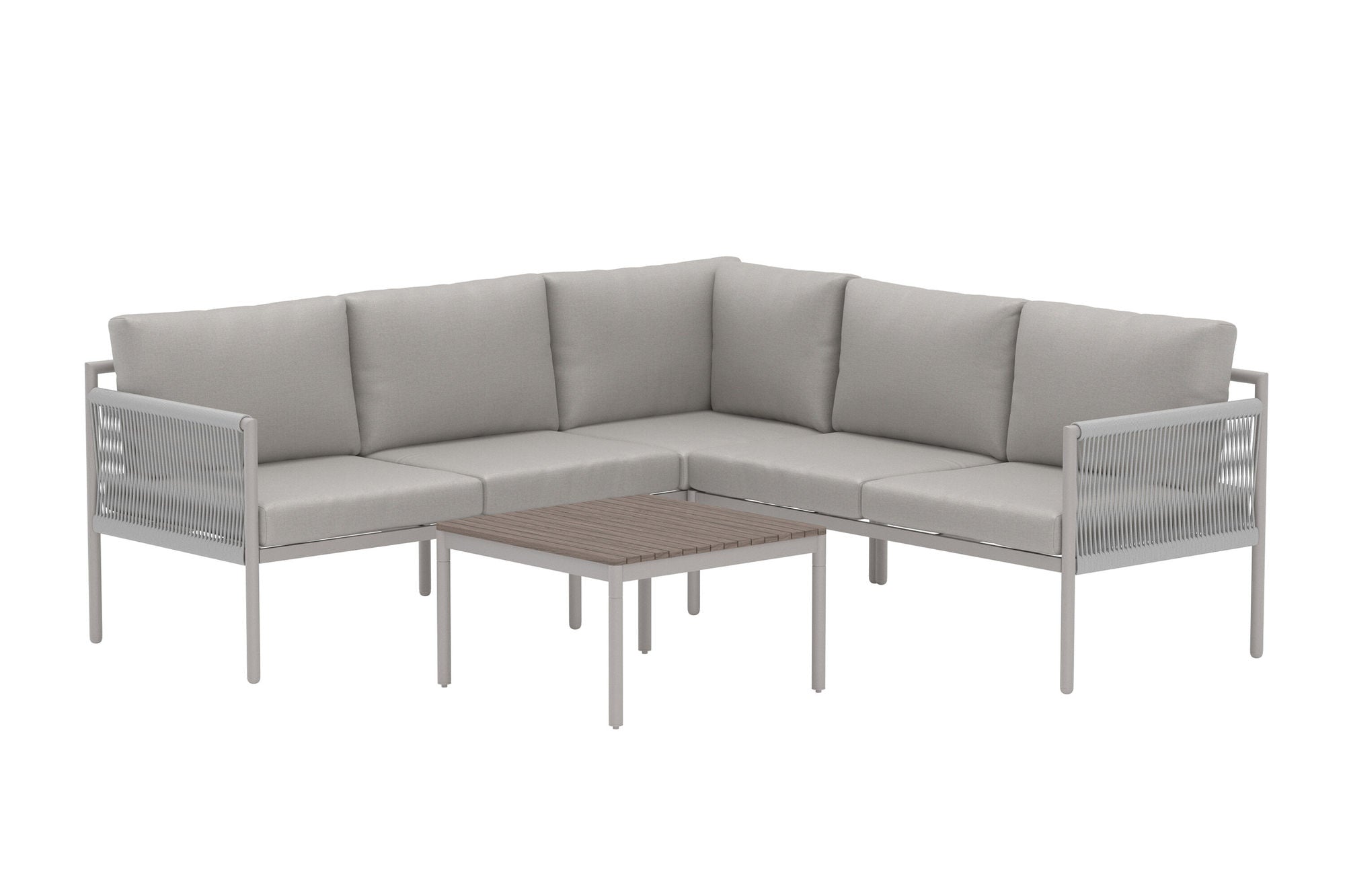Venture Home Kos hjørne Sofa Set - Beige / Beige Polywood