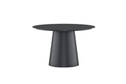 Venture Home Lanzo spisebord ø120 - Black Aluminium