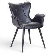 Spisebordsstol Sort (Model: Mist) (2 stk)